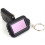 Mini 3led Solar Power Rechargeable Flashlight Light Keychain Lamp 5
