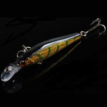 Kinds Lot 5pcs Of Fishing Lures Bass Minnow Baits Crankbait Tackle Hooks