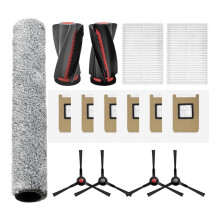 Compatibile con L'Aspirapolvere per Omni C28: Spazzola Laterale Principale, Rullo, Filtro, Sacchetto Raccoglipolvere, Accessori di Ricambio.