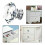 Crystal Diamond 30mm Glass Pull Handle Door Knobs Drawer 1pcs Cupboard Cabinet 3