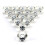 Crystal Diamond 30mm Glass Pull Handle Door Knobs Drawer 1pcs Cupboard Cabinet 5