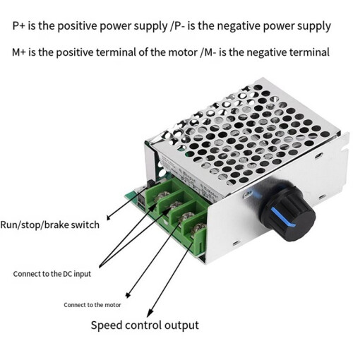 Motor Speed Controller PWM Controller DC7-80V 30A Adjustable PWM Motor Speed Regulator 12V 24V 36V 48V 70V 2