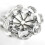 Crystal Diamond 30mm Glass Pull Handle Door Knobs Drawer 1pcs Cupboard Cabinet 7