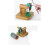 Fully Automatic Sharpener Tool with 12PCS Sand Ring Hairdresser Flat Shear Machine Grinding Machine EU Plug 1