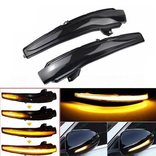 For   C E S GLC W205 X253 W213 W222 W217 Dynamic Turn Signal Blinker Sequential Side Mirror Indicator Light 2