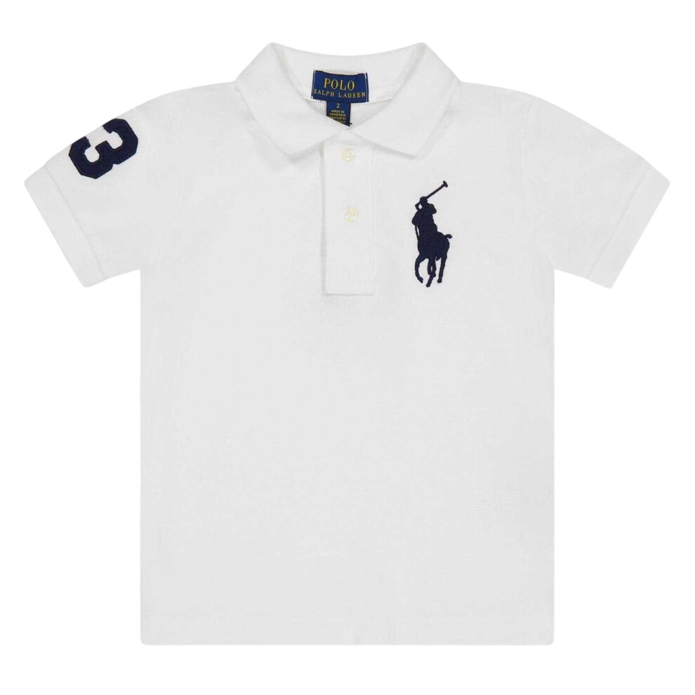 Ralph Lauren (6 Years, ) Childrens/Kids Embroidered Logo Polo Shirt White