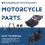 Motorcycle Handlebars with Brackets, Windshield Handguard Replacement Motorcycle Parts for  368G Black 2