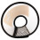 Elizabethan Dog Cat Pet Wound Healing Cone E- Collar White with Black 3