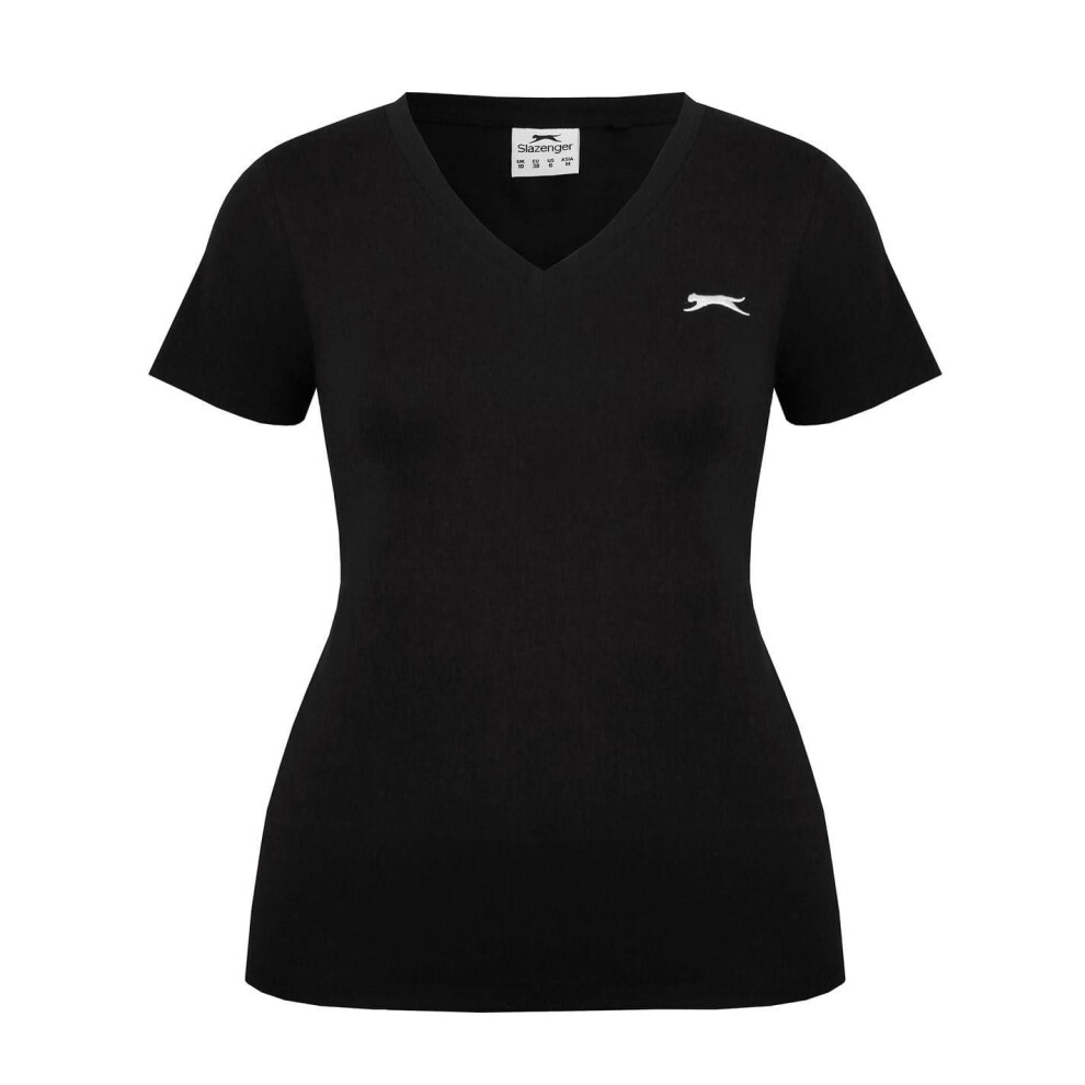 Slazenger (12 Uk, ) Womens/Ladies T-Shirt Black