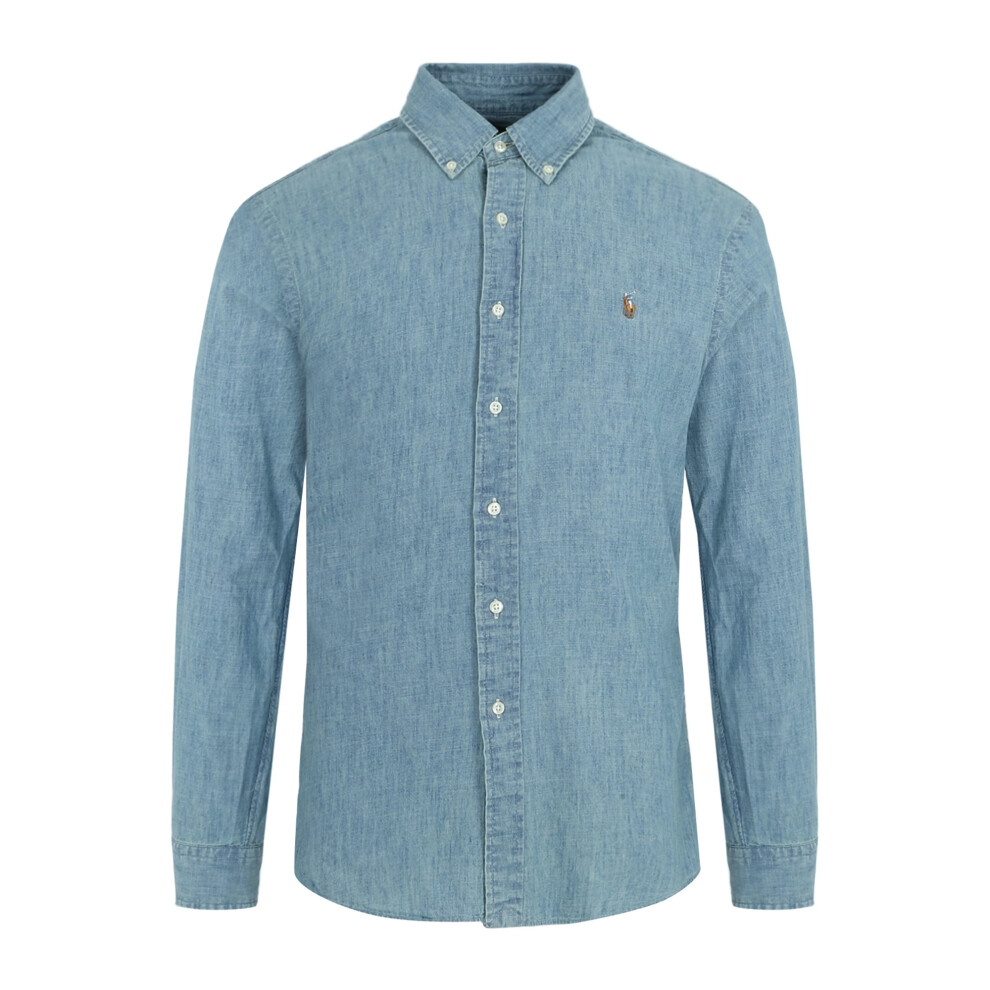 Ralph Lauren Mens Cotton Button Detail Shirt Multicoloured