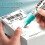 2pcs 12ml Extra-large Capacity Privacy Protection Eraser with White Tip, Suitable for Erasing Billing Information on 7