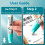 2pcs 12ml Extra-large Capacity Privacy Protection Eraser with White Tip, Suitable for Erasing Billing Information on 5