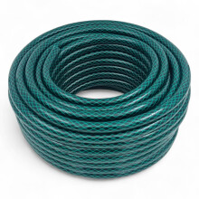 30M Garden Hose Pipe Reinforced Braided PVC Watering Hosepipe Reel