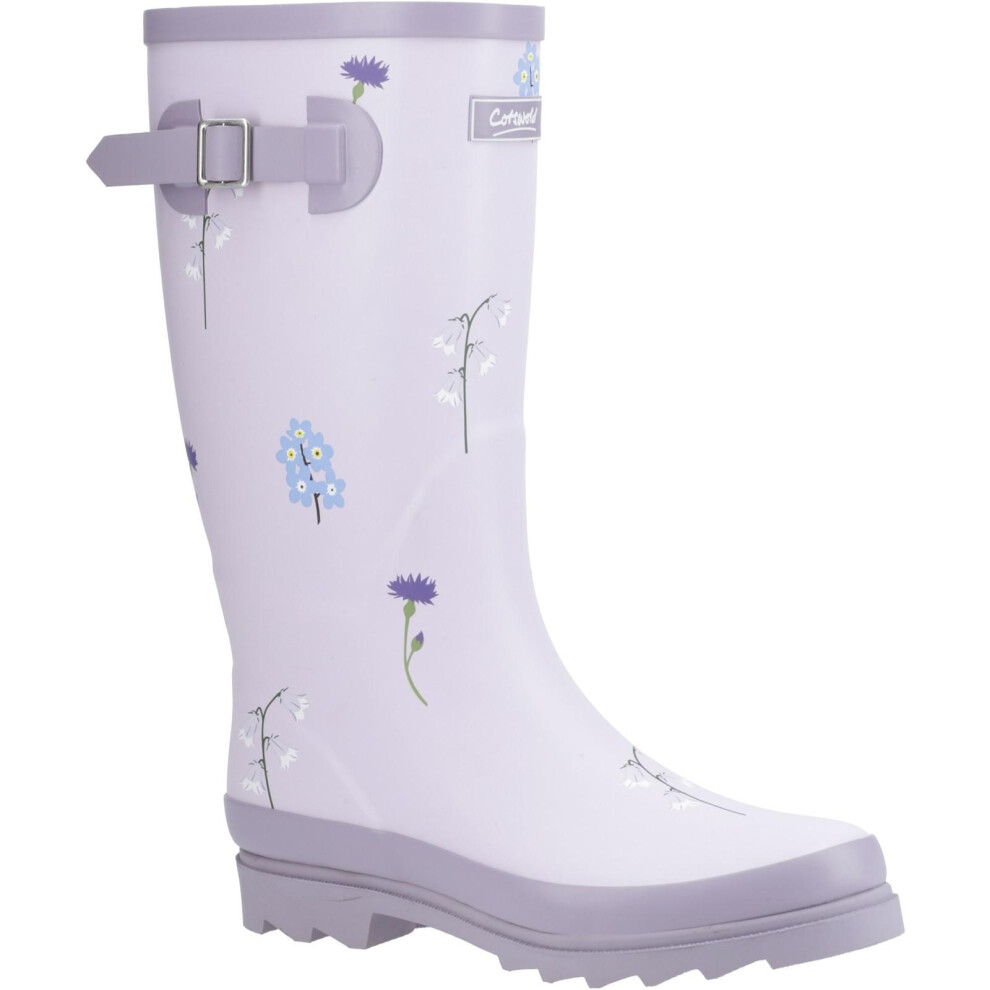 Cotswold (6 Uk, Lilac) Womens/Ladies Wildflower Wellington Boots