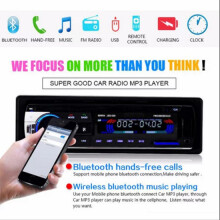 Car V20 Bluetooth Radio Stereo Audio Mp3 Player 12v Indash Single 1 Din Fm Aux Receiver Receiver