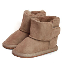 (XL, Camel) Eastern Counties Leather Baby Frankie Rubber Sole Sheepskin Boots