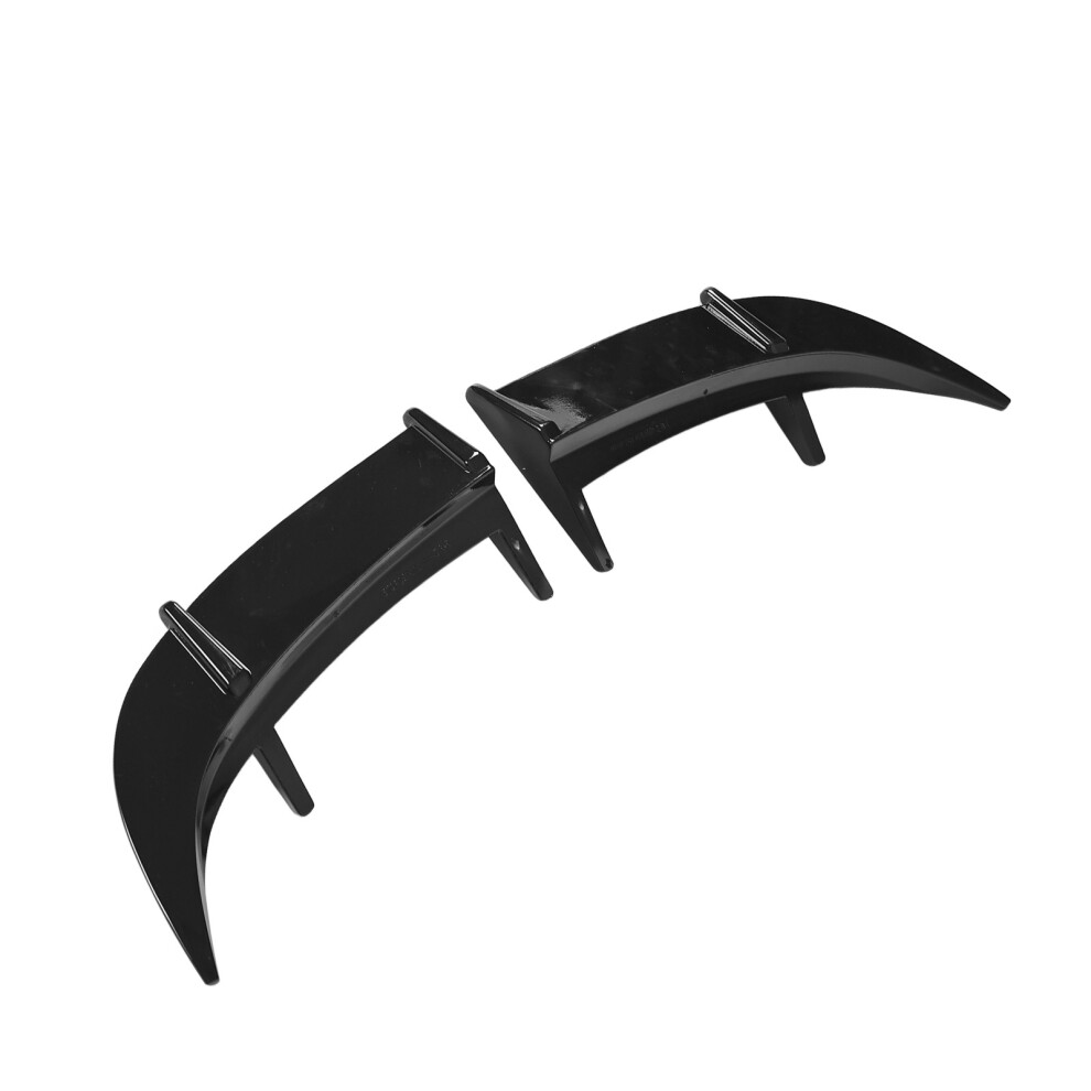 Pair Of Glossy Rear Spoilers For Mk6 Only Black 7293282119000