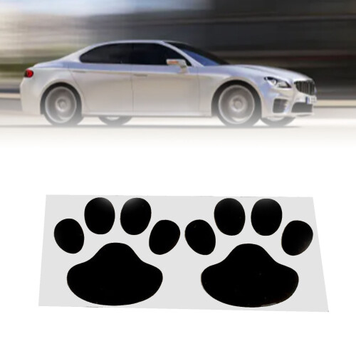 2 Pack PVC Paw Sticker for Vehicle Exterior 1