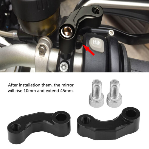 BMW Motorcycle Mirror Riser Extender 2