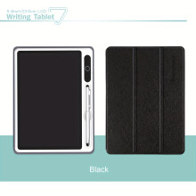 (EN-BLACK) 1pc 9.3Inch Portable LCD Electronic Handwriting Board, Handwriting Electronic Notepad, Innovative Handwriting Home