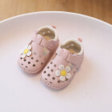 (Pink,13)Baby Toddler Footwear With Flower Pattern And Adjustable Closure For Warm Weather