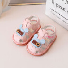 (Pink,16)Baby Summer Sandals With Soft Bottoms And Easy Fastening For Fashion Kids