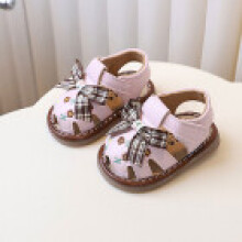 (Pink,16)Toddler Shoes For Summer Leather Sneakers With Butterfly Decor And Easy Closure