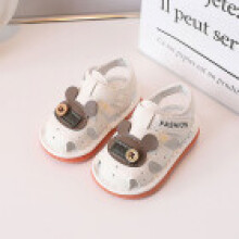 (White,16)Baby Summer Sandals With Soft Bottoms And Easy Fastening For Fashion Kids