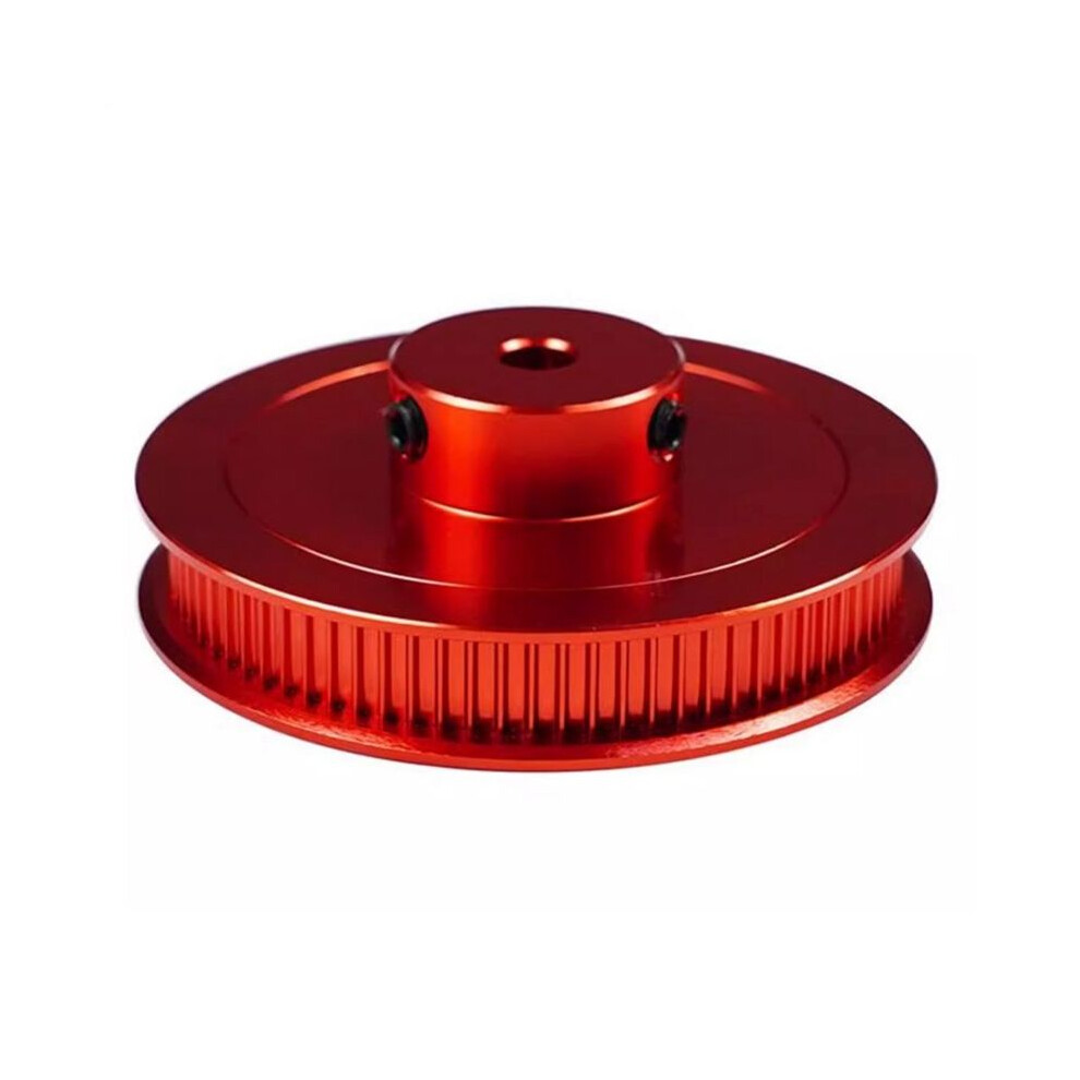 2Gt 80T Pulley Synchronous Wheel 5Mm Bore Gt2 Timing Belt Pulley 80 Teeth 6Mm Width Belt For Voron 2.4 3D Printer Red 4713075479171