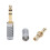 6.35mm 3Pins Male Plug Connector Replacement Part Microphone Cable Connecting Adapter 2
