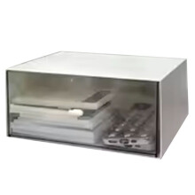 Simple Desktop Organizer Small Transparent Plastic Desk Supplies Storage Ra Office Workstation Arrangement A