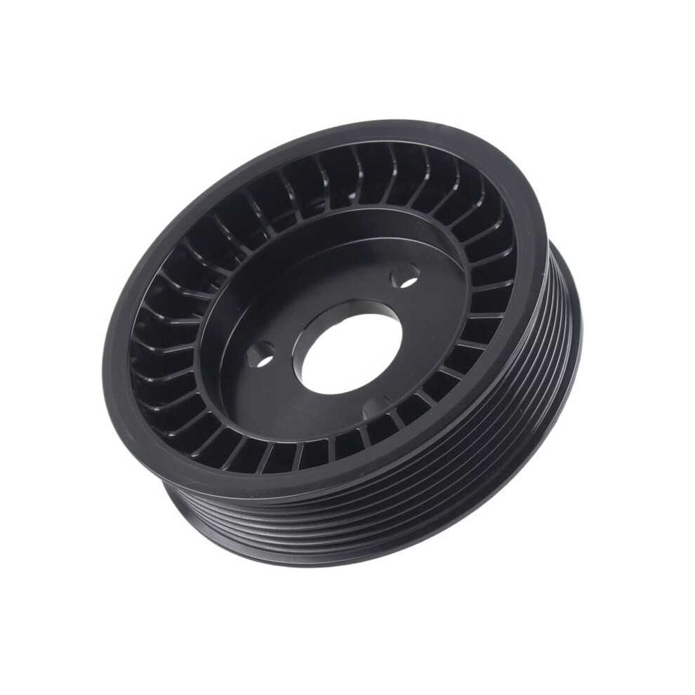32427582947 Heavy Duty Power Steering Pulley For N55 E90 E92 E82 E88 E91 E93 E84 135I 335I 335Xi 35Ix Black 4713319126724