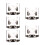-Compatible Port Replacement Kit for PS4 Pro/Slim Console Interface Socket Repair Accessory for System Maintenance 1