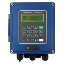 TUF-2000B DN25-100mm TS-1 Transducer Wall-Mounted Liquid Water Flow Meter Flowmeters RS485 Modbus
