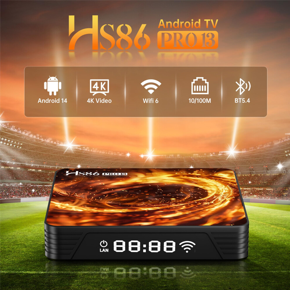 Android Tv Box 14.0, 2026 Android Box 4K Hdr10 2Gb Ram 16Gb Rom 5007090858820