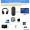 Bluetooth Transmitter, Wireless Portable Stereo USB Transmitter, Bluetooth 5.0 Transmitter for 3.5mm Audio Devices & RCA Connections, Paired with Blu 6