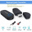 Bluetooth Transmitter, Wireless Portable Stereo USB Transmitter, Bluetooth 5.0 Transmitter for 3.5mm Audio Devices & RCA Connections, Paired with Blu 3