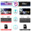 Jansite 10" Mirror Dash Cam Front and Rear View Camera 1080P Retractable 2