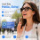 HOUAN AI Smart Glasses with Camera Video Recording Bluetooth Sunglasses 3