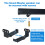 DAGCUXIN Soundbar Wall Mount Bracket,Depth Adjustable 3.7”-6.3”,2 Packs 4