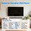 Howonder Soundbar Wall Mount Bracket, Depth Adjustable 3.7”-6.3”,2 Packs 5