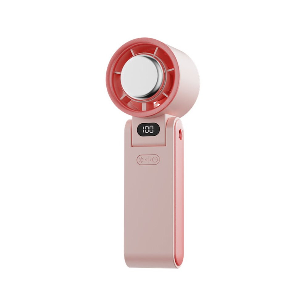 Turbo Handheld Fan With Ice Cooling, Led Display, Rechargeable For Travel & Outdoor 4712181097101