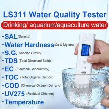 Linshang LS311 Multi Parameter Water Quality Tester for Water COD TDS Conductivity Saltness Hardness Aquaculture Sea Water Test