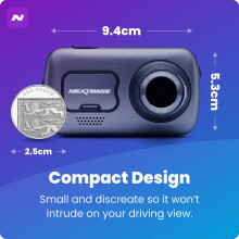 Nextbase 622GW 4K Dash Cam – UHD 2160p/30fps, 140 Wide Angle Lens – Wi-Fi, GPS, Bluetooth – Super Slow Motion (120 fps), Image Stabilisation,
