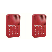 2X SOUNDBOX Portable Electronic Funny Sound Maker with 16 Sound Effects Classic Machine Novelty Prank Toy Gift