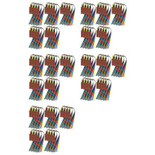100 Pcs Bible Ribbon Bookmark Bulk Artificial Leather Christian Book Markers with 5 Colorful Ribbons for Books