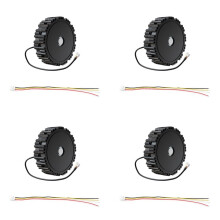 4X DDSM210 -Servomotor, Hohes Drehmoment, Niedrige Geschwindigkeit, Integrierter Radnabenmotor mit Treiber für RC-Car-Roboter, DIY