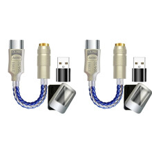 2X CX31993 HiFi DAC Type C to 3.5mm Headphone Amplifier Audio Decoder IEM AMP Mobile Phone Adapter with USB Adapter A
