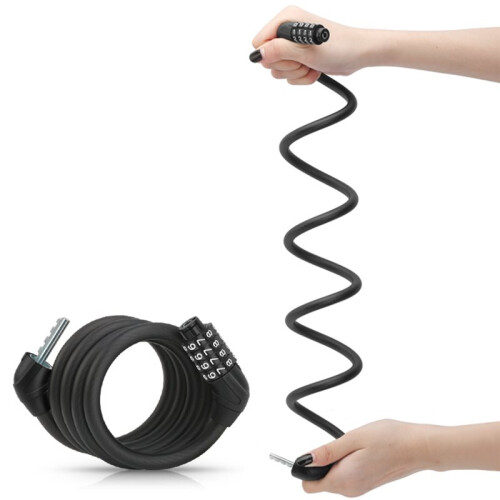 Bicycle Combination Lock Multipurpose Password Cable Lock for Bicycles, Scooters, and Motorcycles