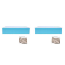 2X DIY Creativity Table Sand Art Drawing Light Box for Kids Tabletop Lightbox with LED